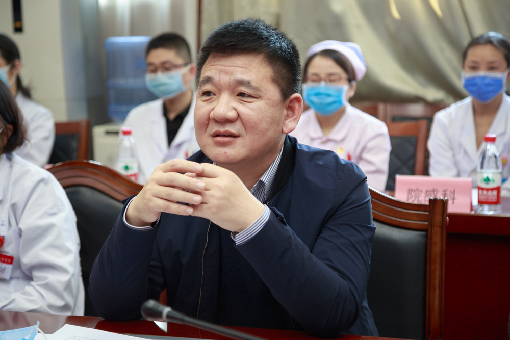 曹军华院长,孙敦琇书记及院领导班子成员,医院援鄂,援市传染病院医疗